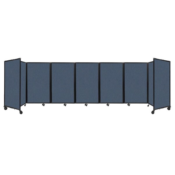 Room Divider 360 Folding Portable Partition 19'6" x 5' Ocean Fabric